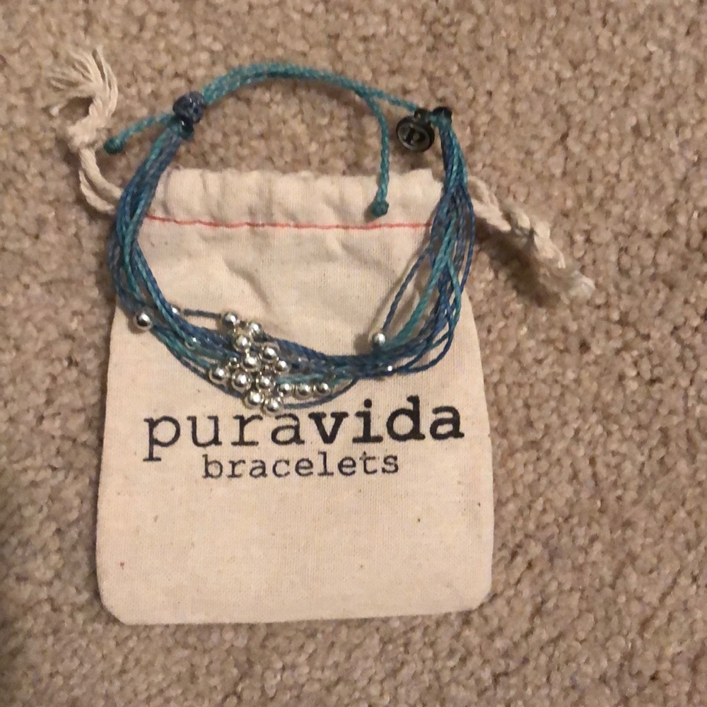 Blue pura vida bracelet NWOT